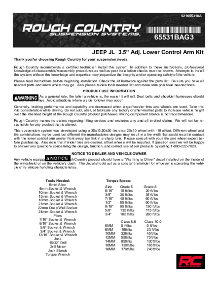 Installation Manual